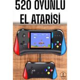 Gamepad Joystick 500 Oyunlu Retro Oyun Konsolu Tv Bağlantı Özellikli 2 Kişilik Destekli