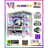 Gamepage Gta-Vı X32 Promax White 💎 Ryzen 7 5700X 32GB Ram 1tb M.2 Nvme SSD 8gb Gddr7 RTX5060 Ekran Kartı Oyuncu Masaüstü Bilgisayarı