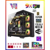 Gamepage X10 Ryzen 5 5500 32GB Ram 1tb M.2 SSD RX580 8gb Sıvı Soğutmalı Premium Oyuncu Bilgisayar