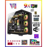 Gamepage X25 Ryzen 5 5500 16GB Ram 512GB M.2 SSD RX580 8gb Sıvı Soğutmalı Premium Oyuncu Bilgisayar