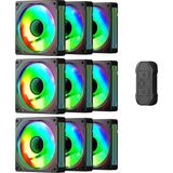 Gamepower Glacia 120 Infinity Argb 9 Lu Fan Seti + Hub Kit