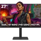 Gamepower Kaze Dual 27 inç 320Hz 0.5ms 4K Oyuncu Monitörü