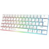 Gamepower Lyra 60M Beyaz RGB TKL Blue Switch Kablolu Mekanik Gaming Klavye