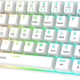 Gamepower Lyra 60M Rgb Tkl Blue Switch Kablolu Klavye - Beyaz