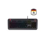 GamePower Starscream 60M RGB Kırmızı Switch 60 Milyon Almanca Q USB Suya Dayanıklı Optik Mekanik Gam