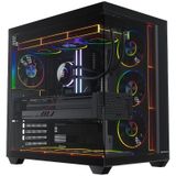 Gamepower Warcry Ravora ARGB Fanlı 650 W Micro-ATX Gaming Bilgisayar Kasası
