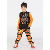 Gamer Erkek Çocuk Kamuflaj Pantolon + T-shirt Takım