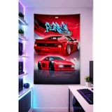 Gamer-G9 Duvar Örtüsü Parlak Kaliteli Kumaş Oda Dekoru Tapestry Duvar Halısı Gaming 50-70 Cm