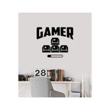 Gamer Yazısı Oyun Konsolu ve W A S D YAZILI Duvar Tablosu GAMERWASD