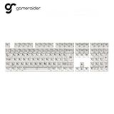 Gameraider Cherry Single Shot Pc (Full Set) Beyaz Şeffaf Türkçe Keycap Set