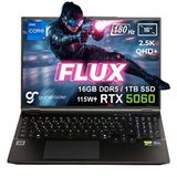 Gameraider Flux Gr16 Intel Core I7-14650hx 16gb Ddr5 1tb Ssd Rtx 5060 8gb 115w 16 Inç 2.5k Qhd+ 180hz Freedos Gaming Laptop Siyah
