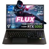 Gameraider Flux Gr16 Intel Core I7-14650hx 16gb Ddr5 2tb Ssd Rtx 5060 8gb 115w 16 Inç 2.5k Qhd+ 180hz W11 Home Gaming Laptop Siyah