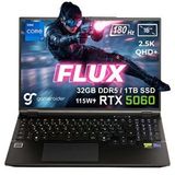 Gameraider Flux Gr16 Intel Core I7-14650hx 32gb Ddr5 1tb Ssd Rtx 5060 8gb 115w 16 Inç 2.5k Qhd+ 180hz Freedos Gaming Laptop Siyah