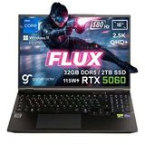 Gameraider Flux Gr16 Intel Core I7-14650hx 32gb Ddr5 2tb Ssd Rtx 5060 8gb 115w 16 Inç 2.5k Qhd+ 180hz W11 Home Gaming Laptop Siyah