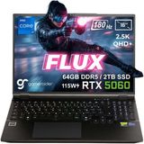 GameRaider FLUX GR16 Intel Core i7-14650HX 64GB DDR5 2TB SSD RTX 5060 8GB 115W 16 inç 2.5K QHD+ 180Hz FreeDos Gaming Laptop - 2 TB - 64 GB
