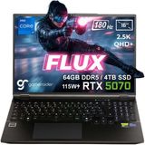 GameRaider FLUX GR16 Intel Core i7-14650HX 64GB DDR5 4TB SSD RTX 5070 8GB 115W 16 inç 2.5K QHD+ 180Hz FreeDos Gaming Laptop - 4 TB - 64 GB