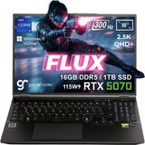 GameRaider FLUX GR16 Intel Core i9-14900HX 16GB DDR5 1TB SSD RTX 5070 8GB 115W 16 inç 2.5K QHD+ 300Hz W11 Home Gaming Laptop - 1 TB - 16 GB