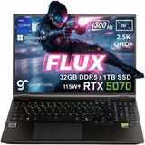 GameRaider FLUX GR16 Intel Core i9-14900HX 32GB DDR5 1TB SSD RTX 5070 8GB 115W 16 inç 2.5K QHD+ 300Hz W11 Home Gaming Laptop - 1 TB - 32 GB