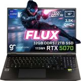 GameRaider FLUX GR16 Intel Core i9-14900HX 32GB DDR5 2TB SSD RTX 5070 8GB 115W 16 inç 2.5K QHD+ 300Hz FreeDos Gaming Laptop – Çanta Hediyeli - 2 TB - 32 GB