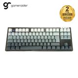 GameRaider Force87 Black Gray Gradient Jixian Red Switch Hotswap RGB Kablosuz Türkçe Mekanik Gaming Klavye – 2 Yıl Birebir Değişim Garantili
