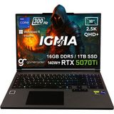 GameRaider IGNIA GR16 Intel Core i9-14900HX 16GB DDR5 1TB SSD RTX 5070Ti 12GB 140W 16 inç 2.5K QHD+ 300Hz W11 Home Gaming Laptop - 1 TB - 16 GB
