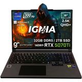 GameRaider IGNIA GR16 Intel Core i9-14900HX 32GB DDR5 2TB SSD RTX 5070Ti 12GB 140W 16 inç 2.5K QHD+ 300Hz W11 Home Gaming Laptop - 2 TB - 32 GB