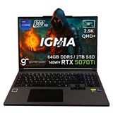 Gameraider Ignia Gr16 Intel Core I9-14900hx 64gb Ddr5 2tb Ssd Rtx 5070ti 12gb 140w 16 Inç 2.5k Qhd+ 300hz Freedos Gaming Laptop Siyah