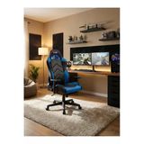 Gamerx G/D X Serisi Mavi/Siyah Deri Oyuncu Koltuğu