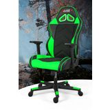GAMERX X Serisi Kumaş Oyuncu Koltuğu Yeşil/siyah