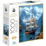 Games 1000 Parça Manzara ve Gemi Puzzle 48X68CM 3+ Yaş İçin Eğlenceli Tasarım