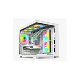 Gametech Large 7X120MM Rgb Fanlı Kumandalı Akvaryum Kasa Beyaz