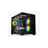 Gametech Large 7X120MM Rgb Fanlı Kumandalı Akvaryum Kasa Siyah