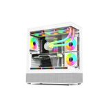 Gametech Phantom 6X120mm Rgb Fanlı Type-C Gaming Oyuncu Bilgisayar Kasası Beyaz
