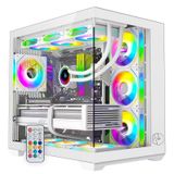Gametech Prime V2 Kumandalı A-rgb 7x120mm Fanlı Bilgisayar Kasası