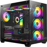 Gametech Prime V2 Tuş Kontrollü Rgb Fan Gaming Bilgisayar Kasası (7 x 120 Mm)