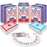 Gamie 2,5 inç Mini Oyun Kartları - 6 Katlı Paket - Minyatür Kart Seti - Çocuklar, Erkekler, Kadınlar için Küçük Casino Oyun Kartları - Yenilik Hediyesi, Erkek Kızlar için Sihirli Parti Favorisi,