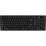 Gaming HK258 Membrane LCD Rgb Kablosuz/bluetooth Full Türkçe Gaming Klavye (Siyah)
