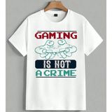Gaming Is Hot Acrime Oyun Unisex Oversize Tişört Beyaz - L