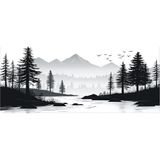 Gaming Mouse Pad 70X30 Mouse Pad Xxl Büyük Oyuncu Ofis Mause Pad Mousepad (Siyah-Beyaz, 70X30 Cm)