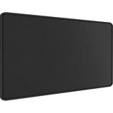 Gaming Mouse Pad 90X40 - Büyük Boy Oyuncu Mousepad Kaymaz Taban Baskısız - Siyah Fare Altlığı Dikişli Kenar Baskısız Ofis Tipi Masa Koruyucu - Gamer Fare Klavye Altlığı
