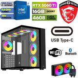 Gaming Pc Ddr5 – Rtx 5060Tİ 16 GB – Intel I7 14700KF – 32 GB - 64GB - Ddr5 Ram – 1tb M.2 SSD – Windows 11 Pro - Sıvı Sogutmalı - - 64GBRAM