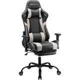 Gaming Prox Ergo Oyuncu Koltuğu - Gri/siyah S.deri 71X126-136X77,5 cm - Çok Renkli