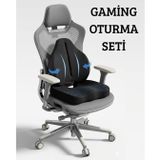 Gaming Set Visco Ortopedik Oturma Minderi ve Bel Destek Yastığı