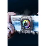 Gaming Telefon Hava Soğutma Fanı Radyatör Fan RGB Led Telefon Soğutucu Tak Çalıştır E Sporcu Fan