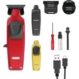 Gamma+ Boosted Trimmer Profesyonel Erkek Saç Kesme Makinesi | Döner Motorlu Düzeltici 8,000 Rpm | 120 Dakika Kablosuz Çalışma Süresi | 0 Boşluk Ayarlanabilir Bıçak | 3 Kabuk