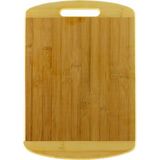 Gampus Bambu Oval Kenarlı Büyük Boy Kesim Panosu - Bambu Kesim Tahtası 26 x 36 cm Kesme Tahtası