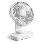 Gampus Güçlü Hava Akımı Beyaz Renk Sessiz Güçlü Fan Soğutucu USB Fan, Şarjlı, Mini Fan,