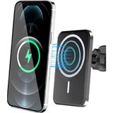 Gampus Klimaya Takılan Araç Içi Magsafe Telefon Tutucu Şarj Aleti 15W Magsafe Şarj Aleti