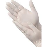 Gampus Latex Pudralı Eldiven - Tıbbi Medikal Muayene Lateks Eldiven 24"lü Paket - L Beden