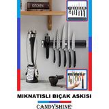 Gampus Mıknatıslı Bıçak Tutucu Metal Alet Tutucu Bıçak Askısı 55 cm